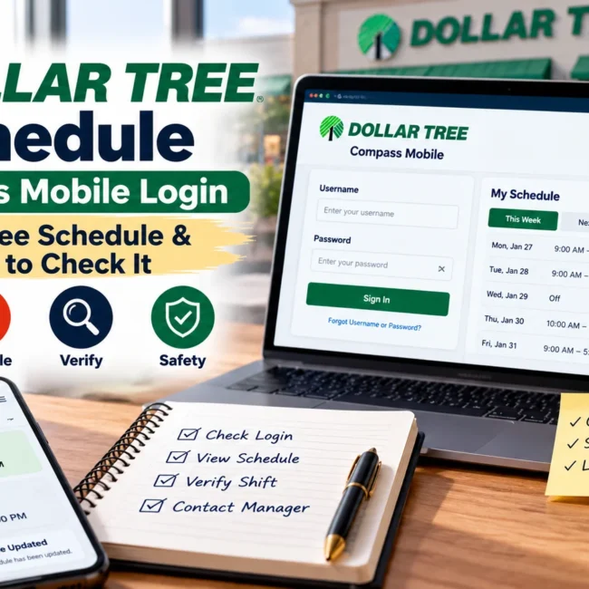 Dollar Tree Schedule Compass Mobile Login, Employee Schedule & How to Check It