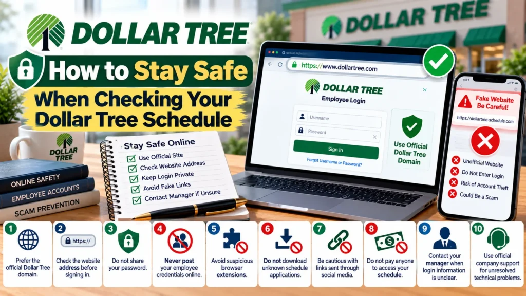 How to Stay Safe When Checking Your Dollar Tree Schedule