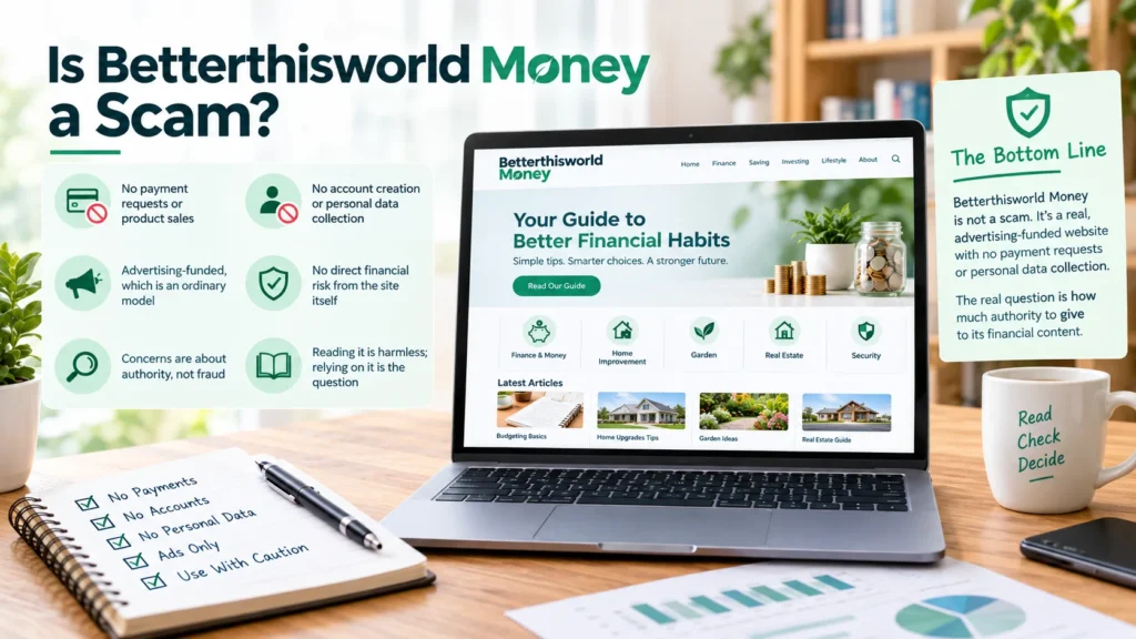 Is Betterthisworld Money a Scam?