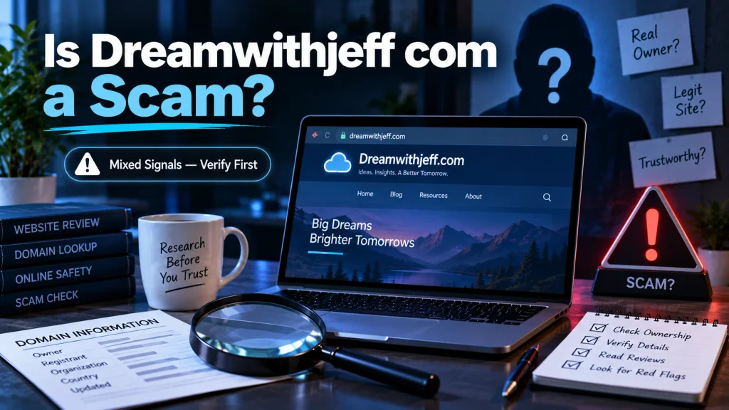 Is Dreamwithjeff com a Scam?