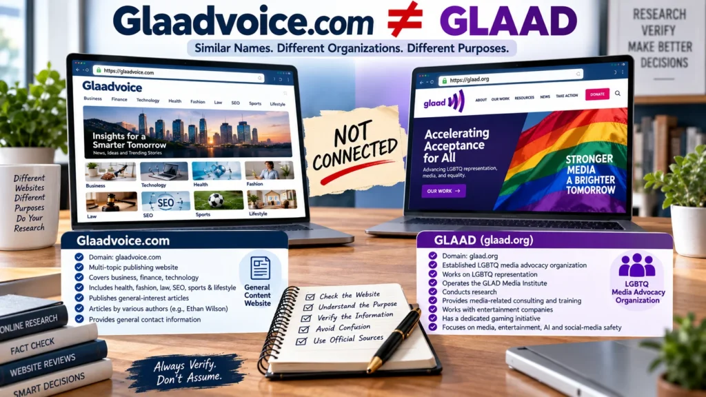 Is Glaadvoice com Connected to GLAAD?