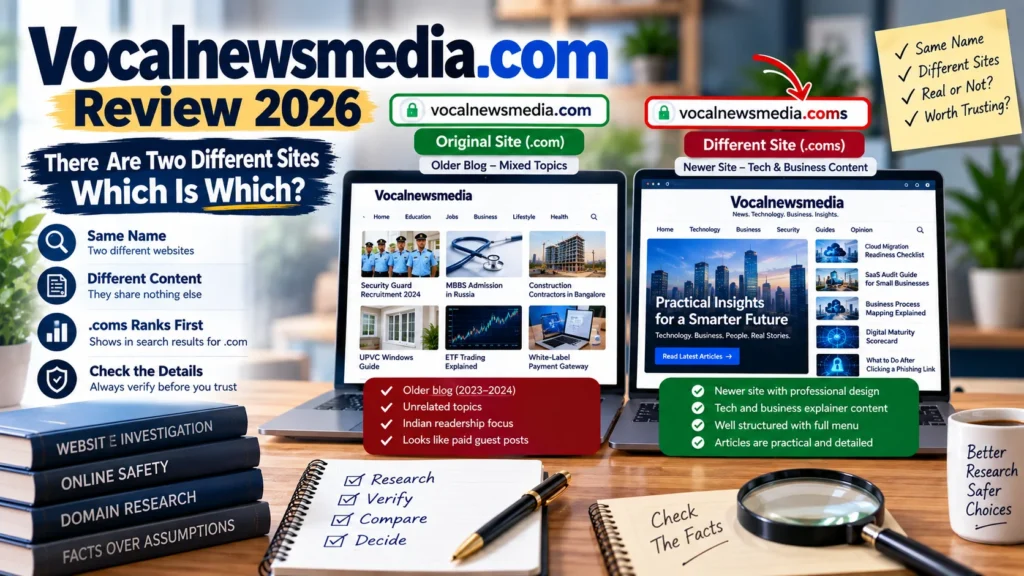 Two Sites, One Name