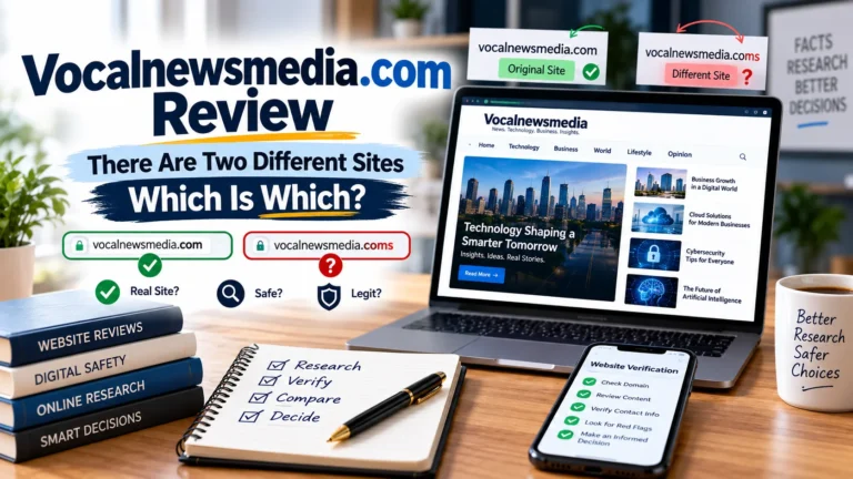 Vocalnewsmedia com Review There Are Two Different Sites