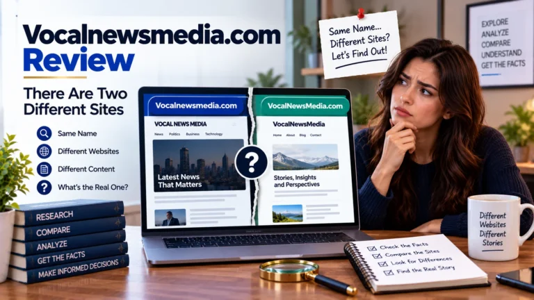 Vocalnewsmedia com Review | There Are Two Different Sites