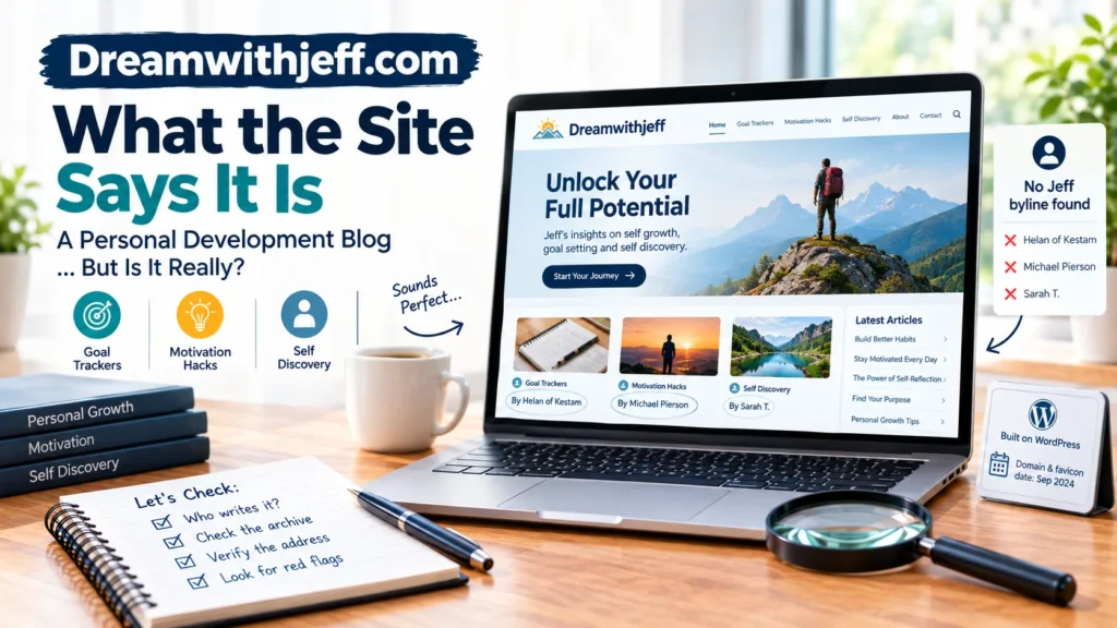 What the Site Says It Is