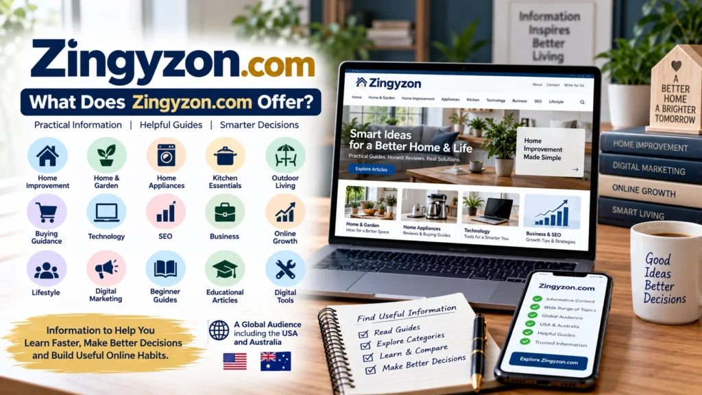 What Does Zingyzon.com Offer?