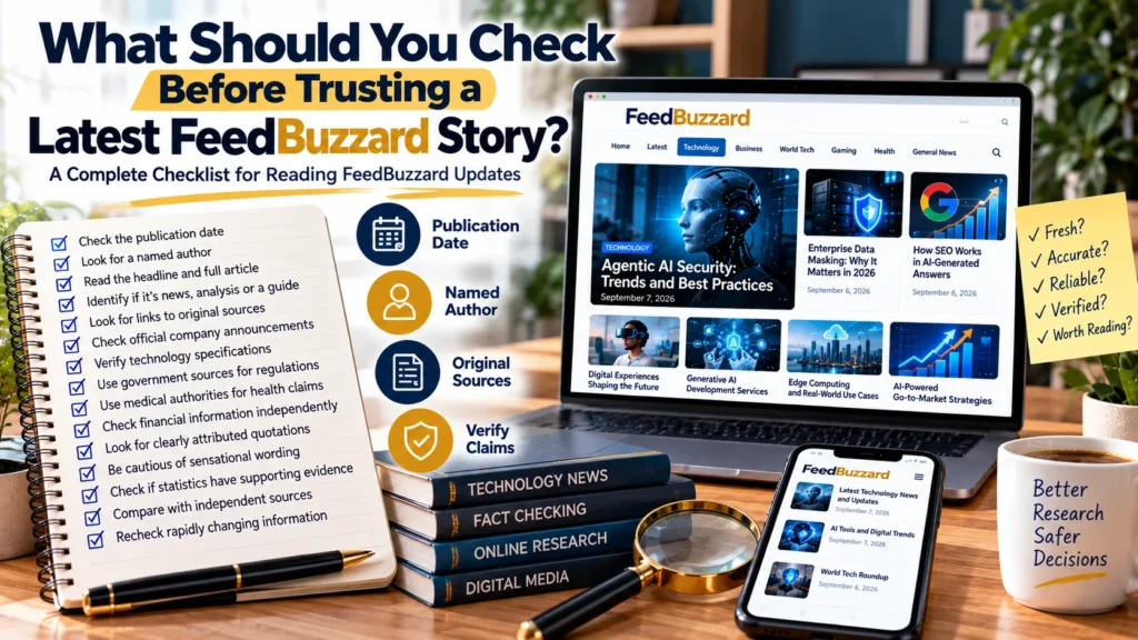 What Should You Check Before Trusting a Latest Story?