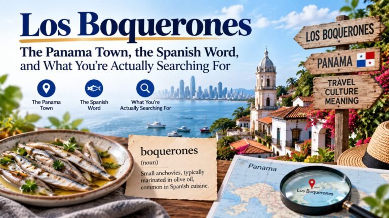 Los Boquerones | The Panama Town, the Spanish Word, and What You're Actually Searching For