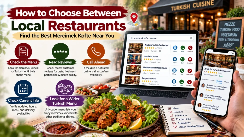 How to Choose Between Local Restaurants