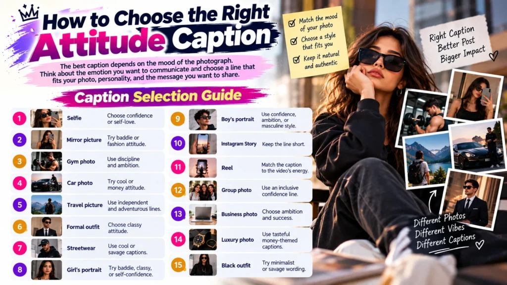 How to Choose the Right Attitude Caption