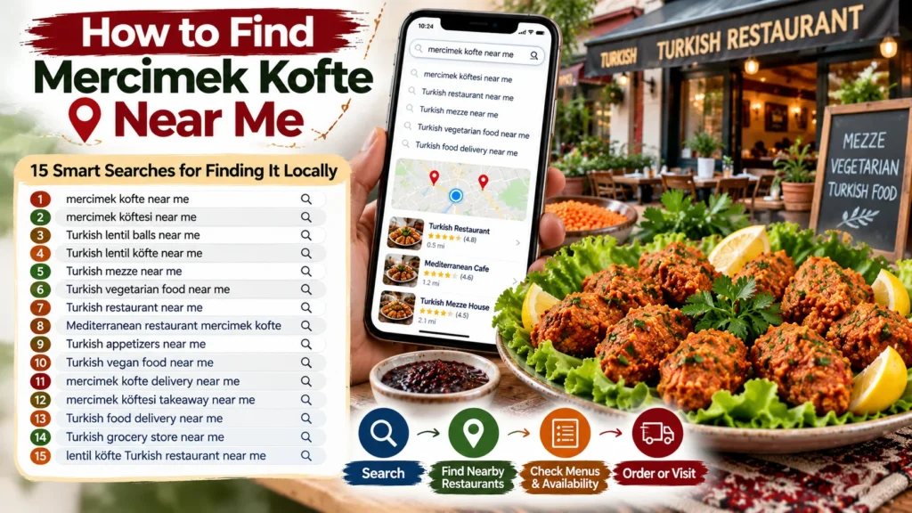 How to Find Mercimek Kofte Near Me