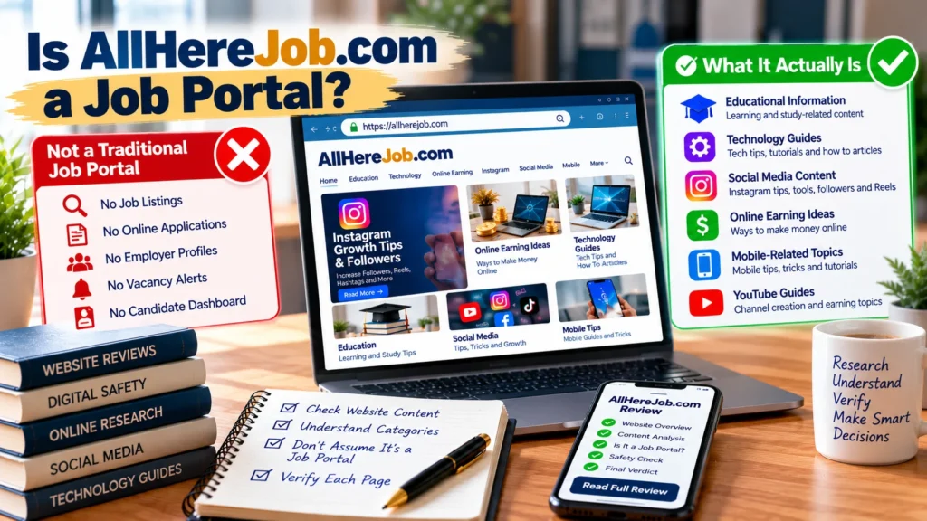 Is AllHereJob.com a Job Portal?