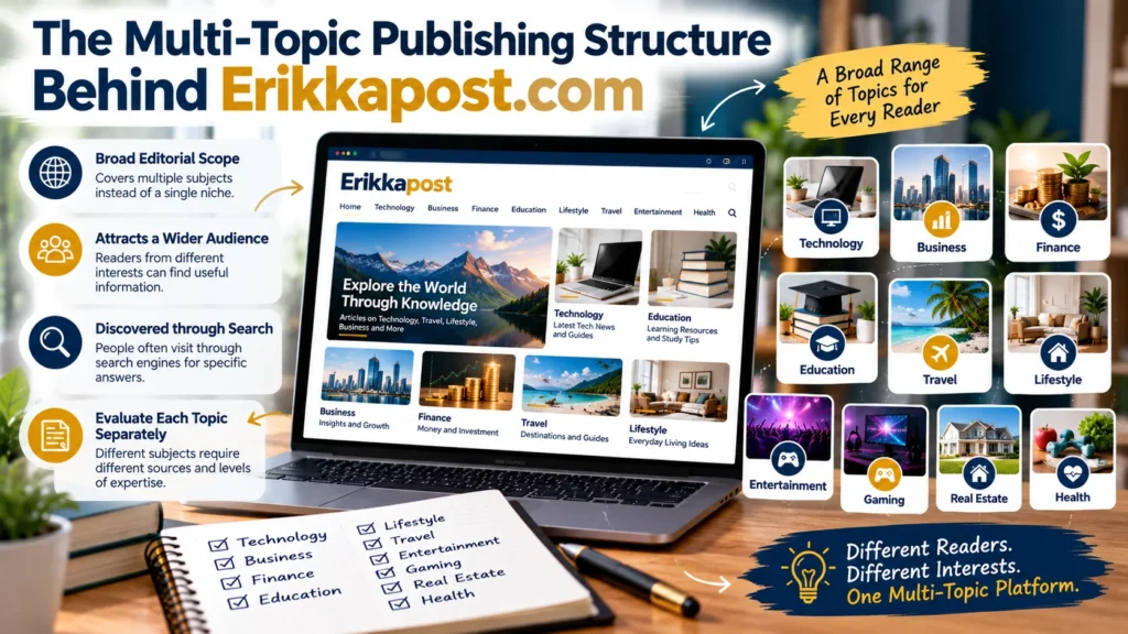 The Multi-Topic Publishing Structure Behind Erikkapost Com