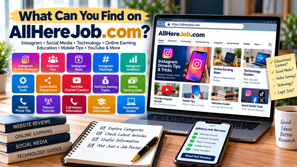 What Can You Find on AllHereJob.com?