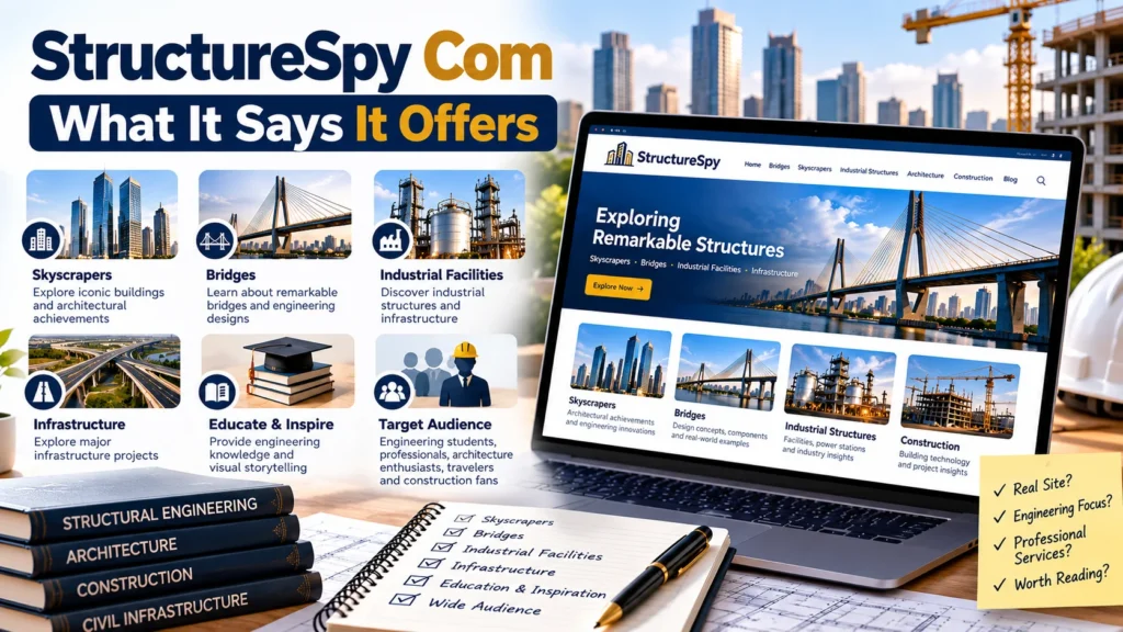What StructureSpy Com Says It Offers
